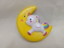 Squishies Yellow Moon Flying Horse PU Slow Rise Squishy Toys