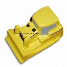 Bulldozer Shape PU Foam Promotional Toy Stress Ball
