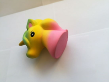 12cm Dream Color Unicorn Horse Head PU Squishy Slow Rising Toy