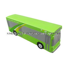 Green Bus Design PU Foam Promotional Toy Stress Ball