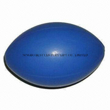 PU Foam Stress Ball English Style Rugby Ball Shape Toy