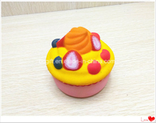 Squishy Strawberry Colorful Ice Cream Cup Cake Slow Rising PU Squishies Toys