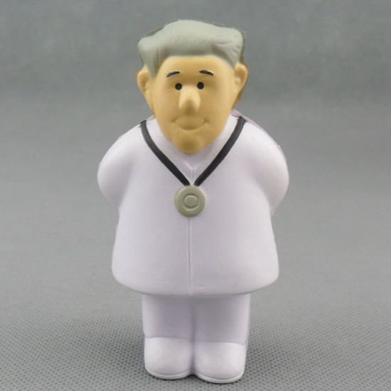 PU Foam Stress Squeeze Toy Doctor Man Design