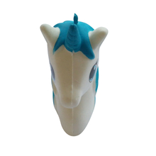 Hot Selling Blue Unicron Horse Head PU Squishy Slow Rising Toy
