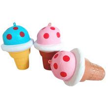 PU Squishy Ice Cream with Dots Squeeze Slow Rising Toy